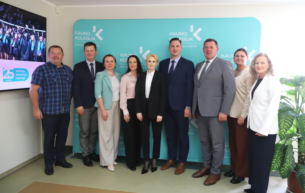 Alytaus rajono savivaldybės ir Kauno kolegijos atstovų susitikimas Alytaus fakultete