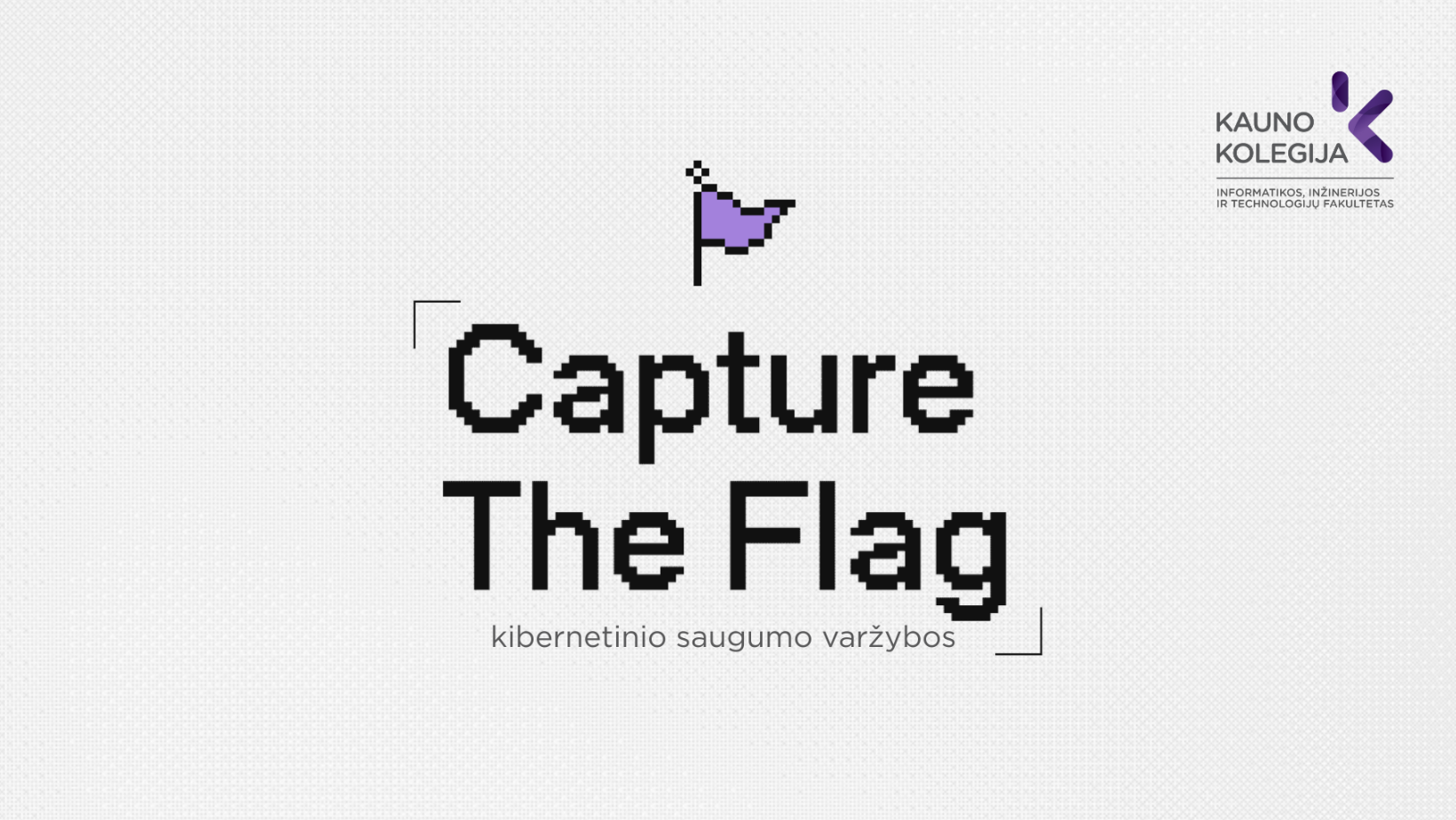 Kibernetinio saugumo varžybos moksleiviams – „Capture the Flag“