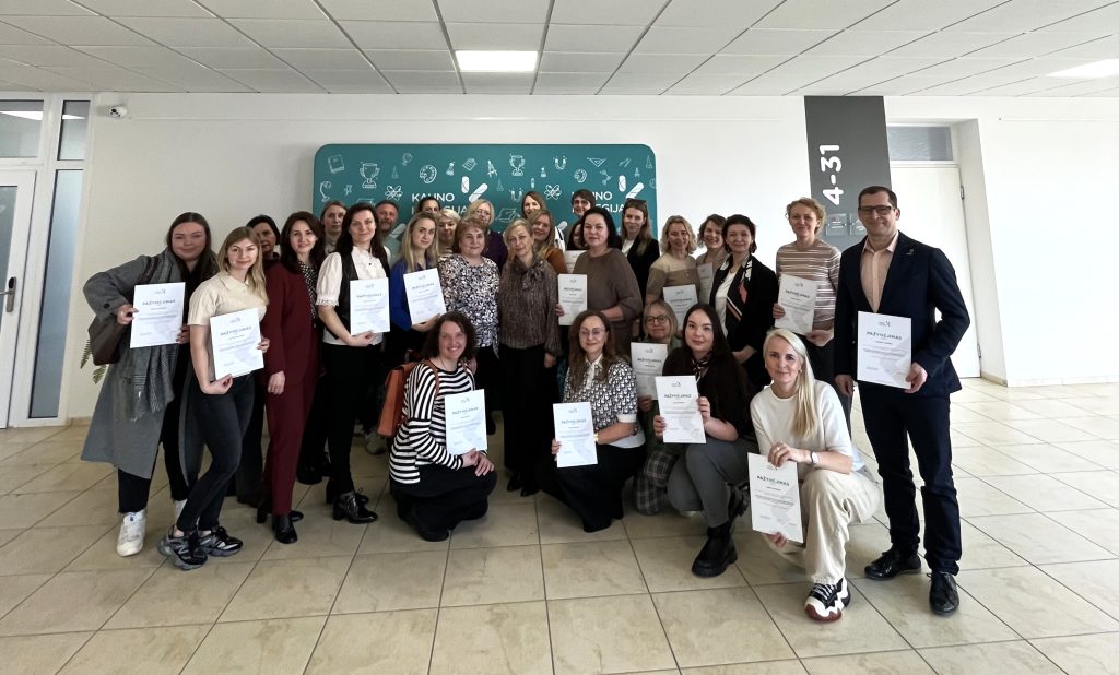 Praktikos mentorių mokymų socialiniame darbe dalyviai