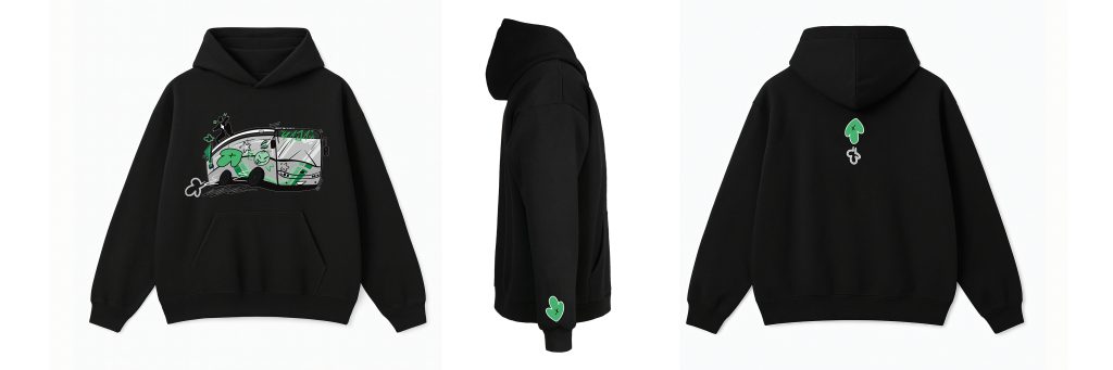 Konkurso nugalėtojos kurtas bluzonų dizainas