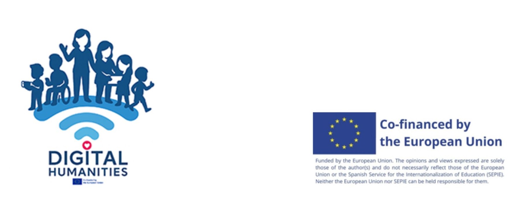 Erasmus+ KA220 projektas „Digital Humanities“ logotipas