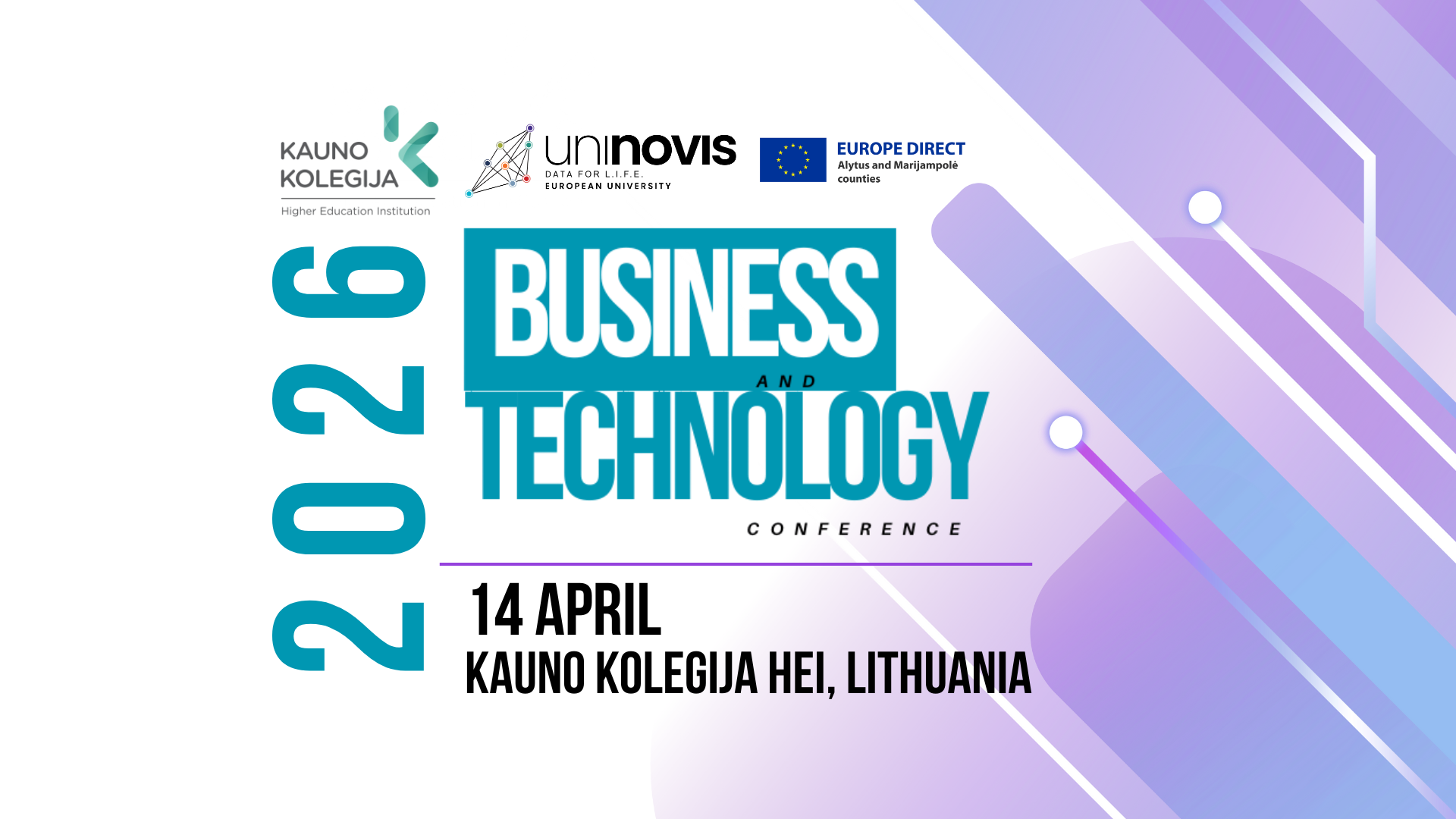 Tarptautinė mokslinė konferencija „Business and Technology Conference 2026“